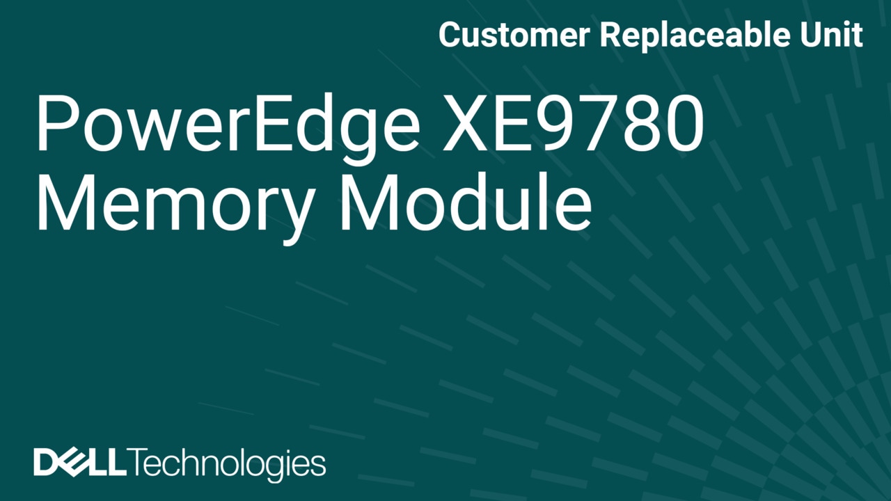 How to Replace Memory in XE9780