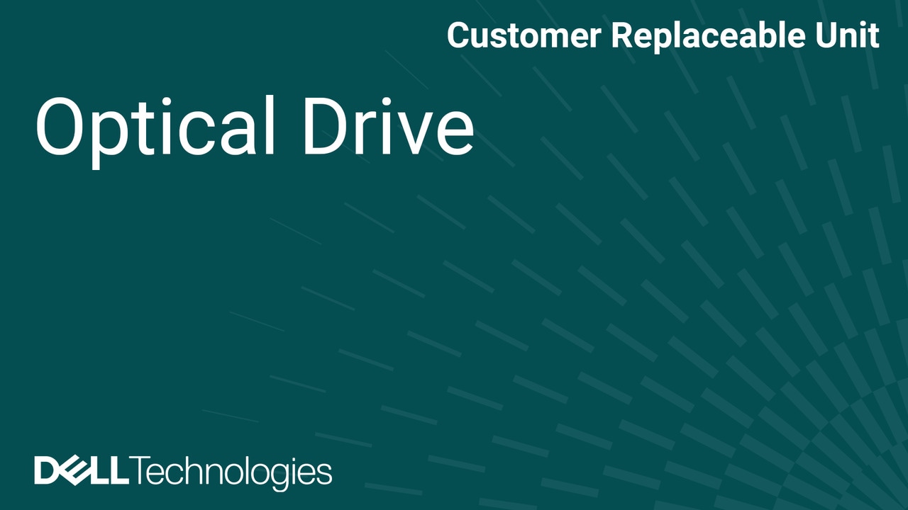 How to Replace Optical drive in Dell Pro Precision 7 T1 PW7T1260