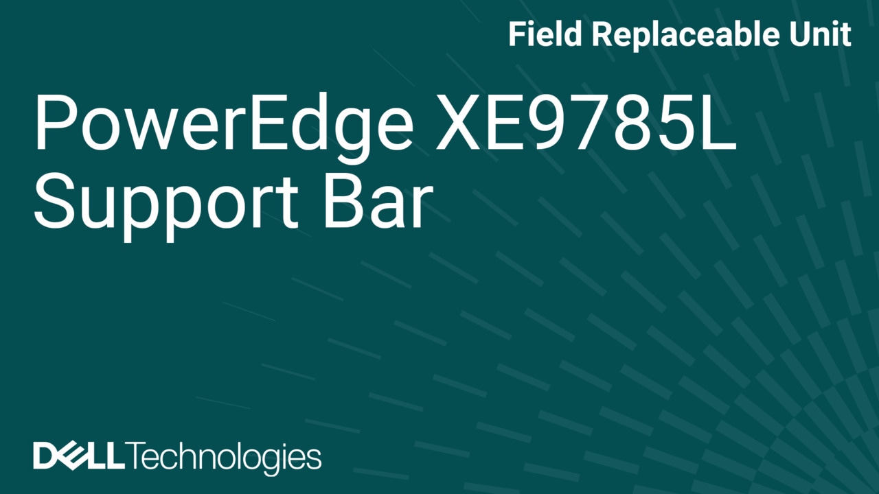 Cómo reemplazar la barra de soporte en XE9785L