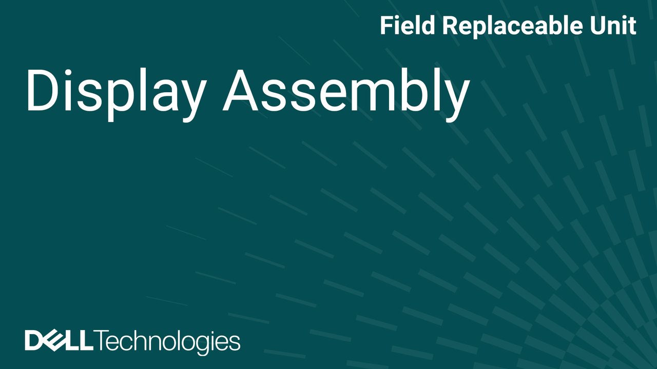 How to Replace Display assembly in Dell Pro Education 14 PE14260