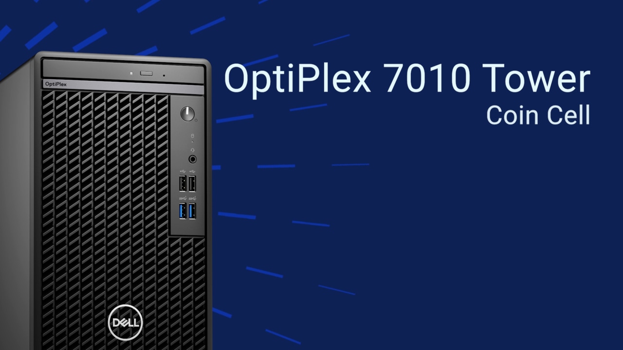 How to Replace the Coincell on Dell Optiplex 7010 Tower