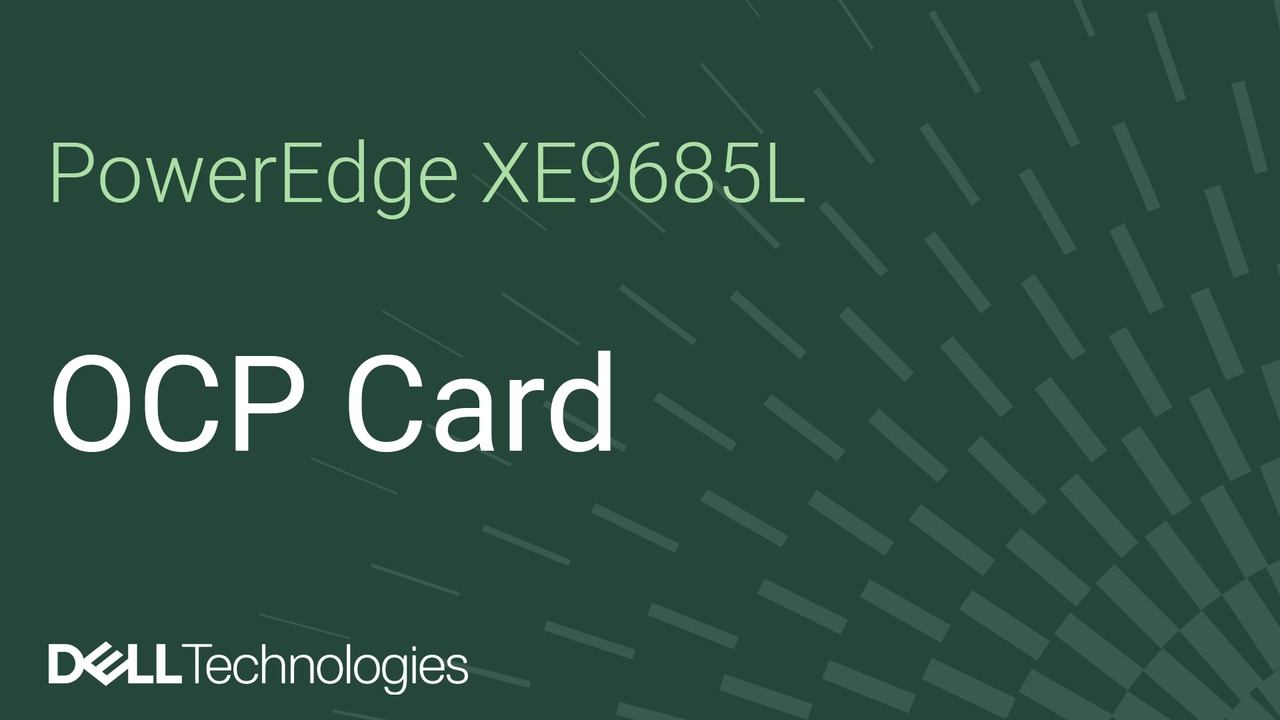 Remplacement de l’OCP sur un XE9685L PowerEdge