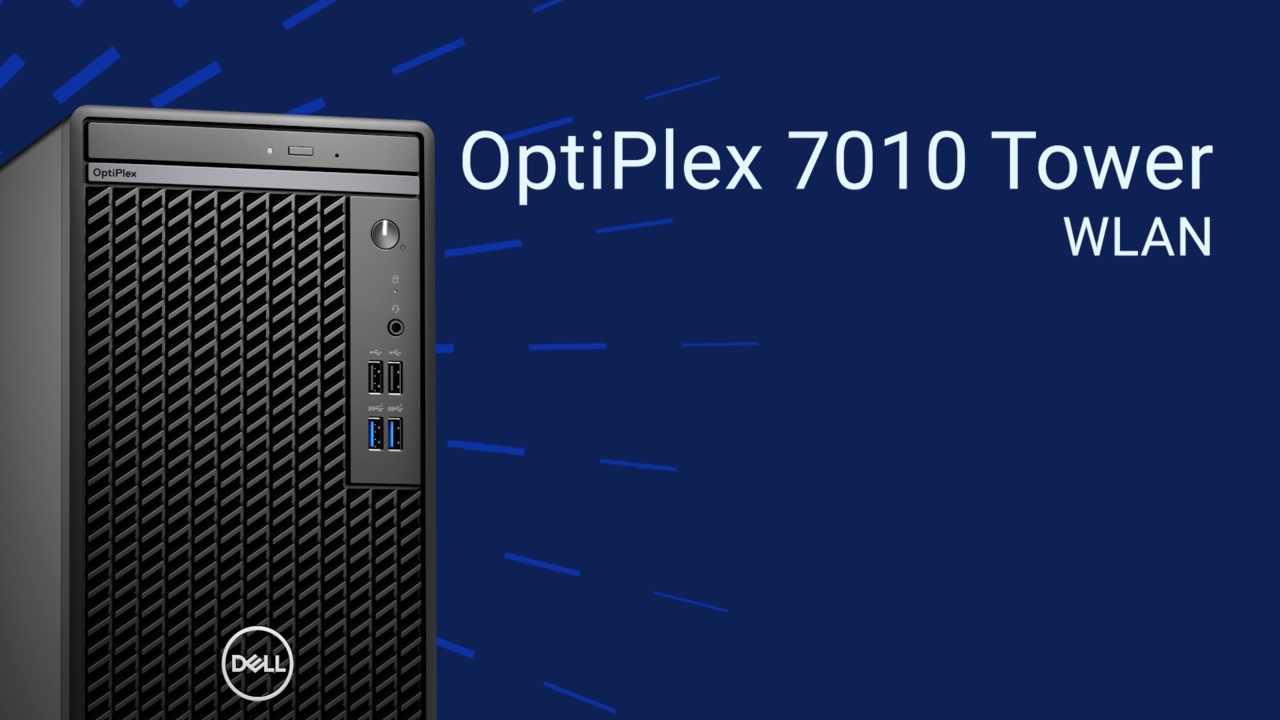Sådan udskiftes WLAN på Dell OptiPlex 7010 Tower