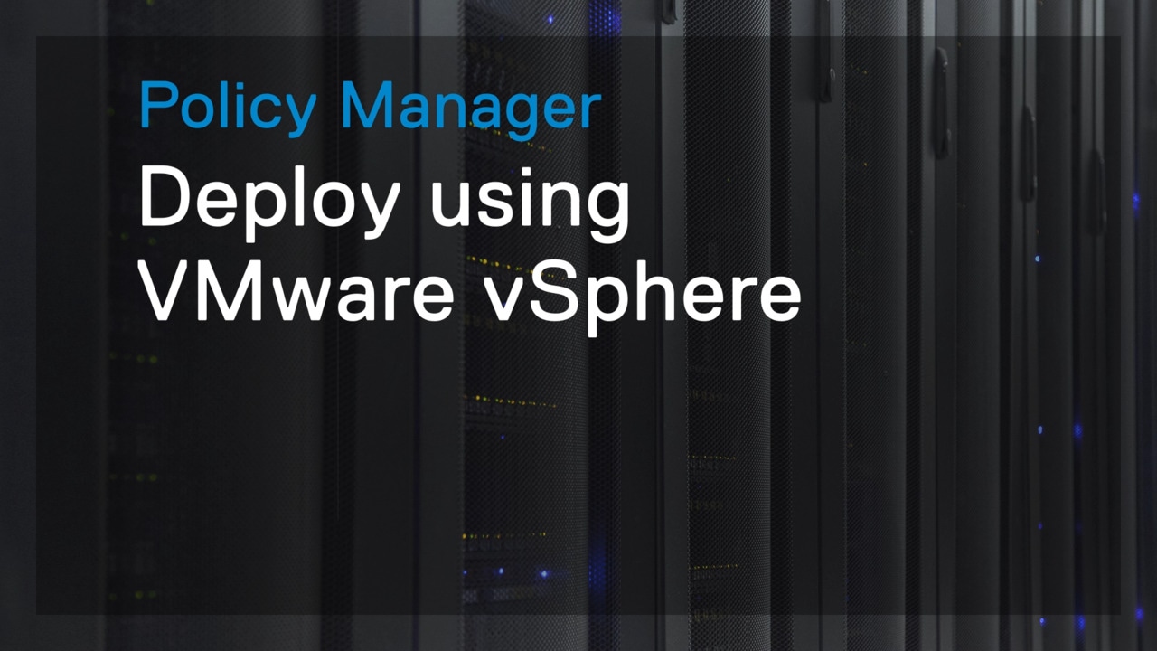 Jak nasadit správce zásad pro bránu bezpečného připojení pomocí webového klienta VMware vSphere