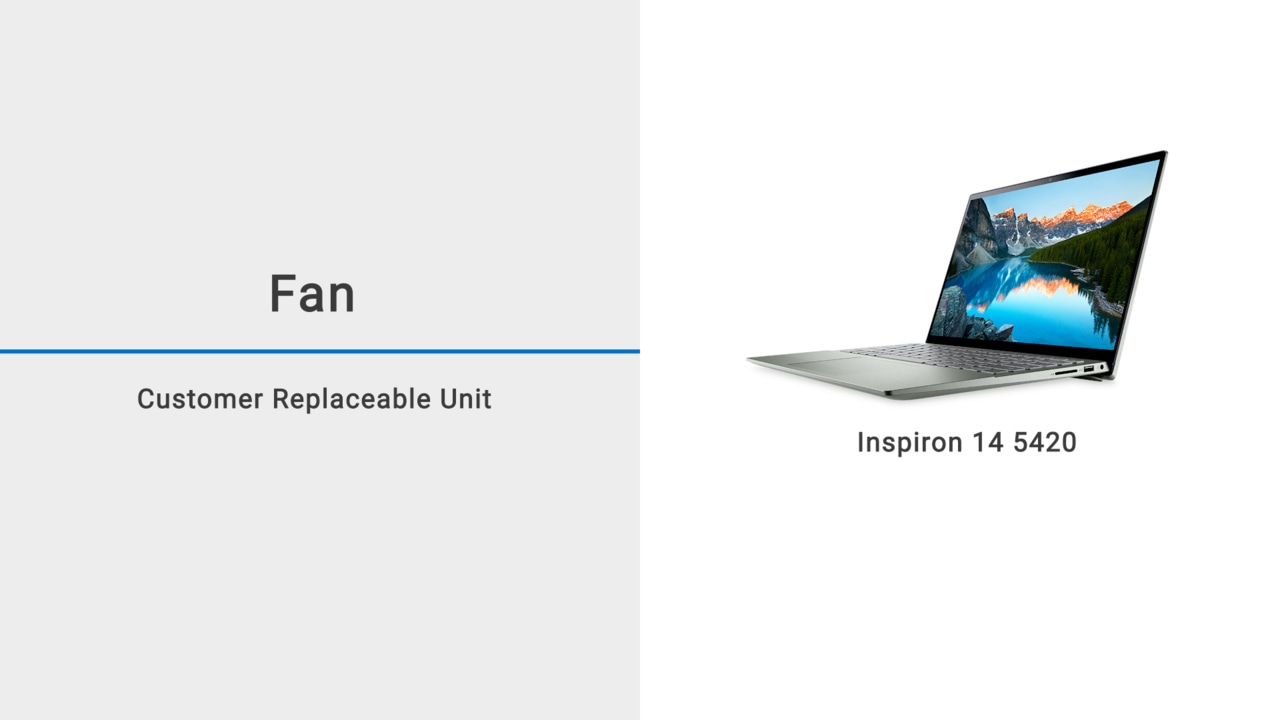 How to replace the fan for Inspiron 5420