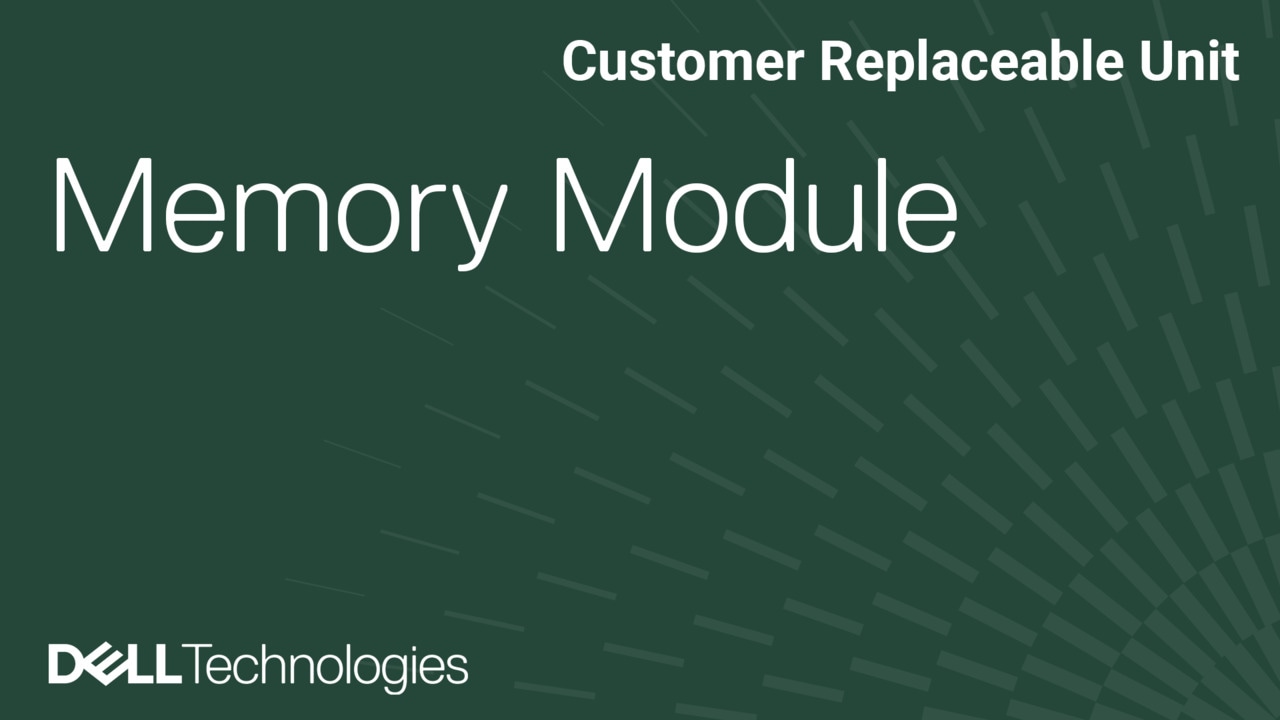 How to replace the memory module on Latitude 3450.