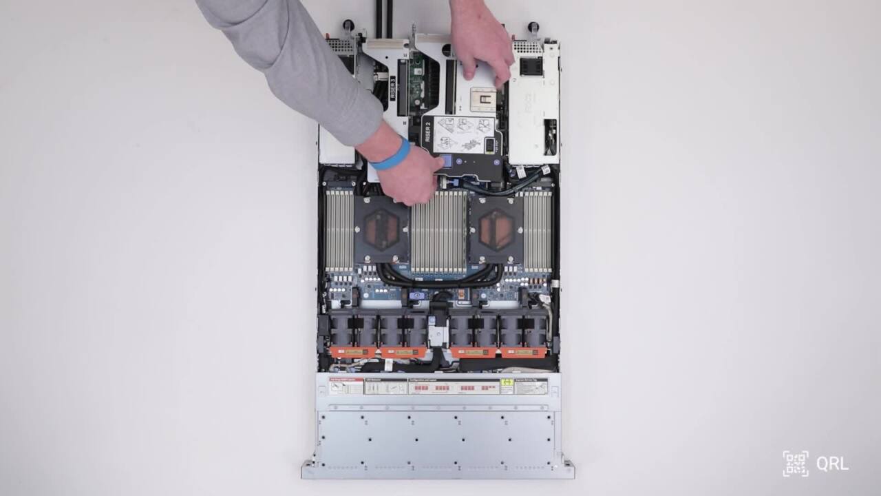 PowerEdge R6615의 라이저 2P를 교체하는 방법