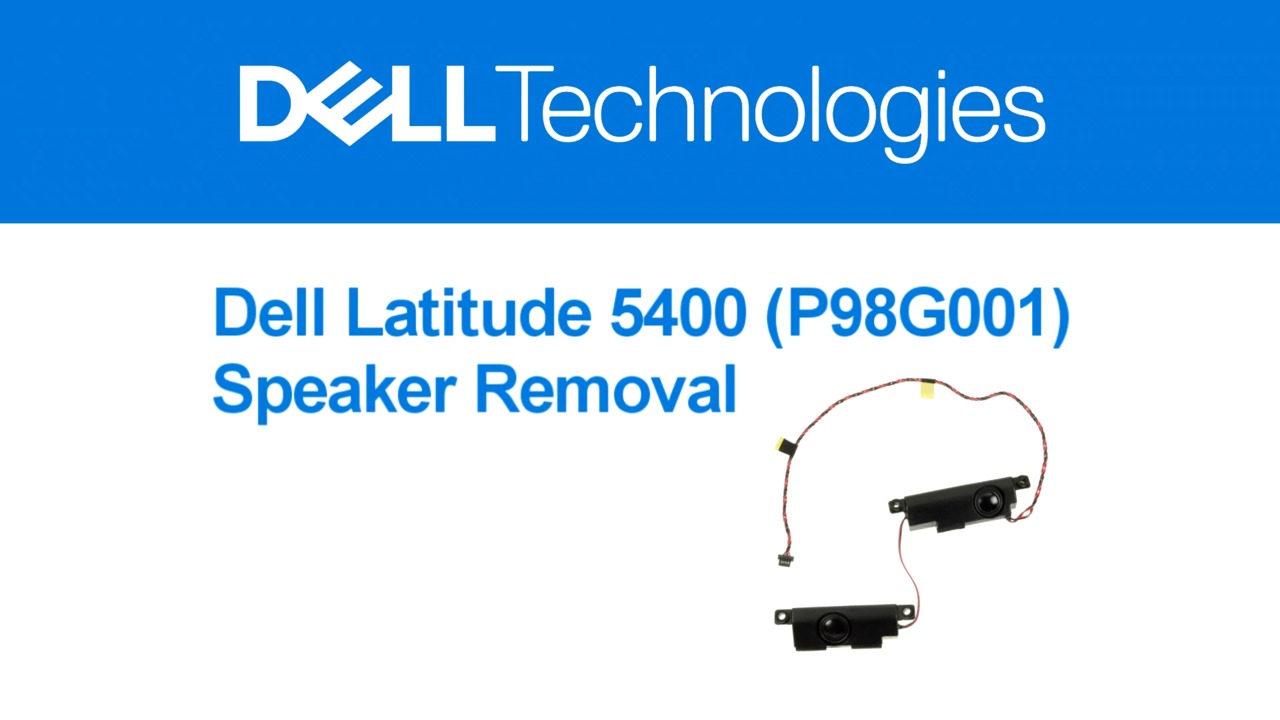 How to Remove a Latitude 5400 Speakers