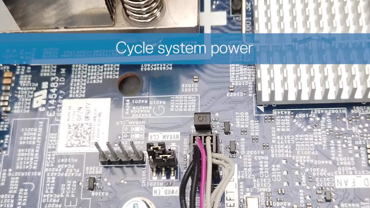 How to Reset Password via Jumpers on PowerEdge R250