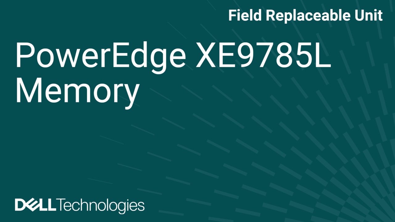 How to Replace Memory in XE9785L