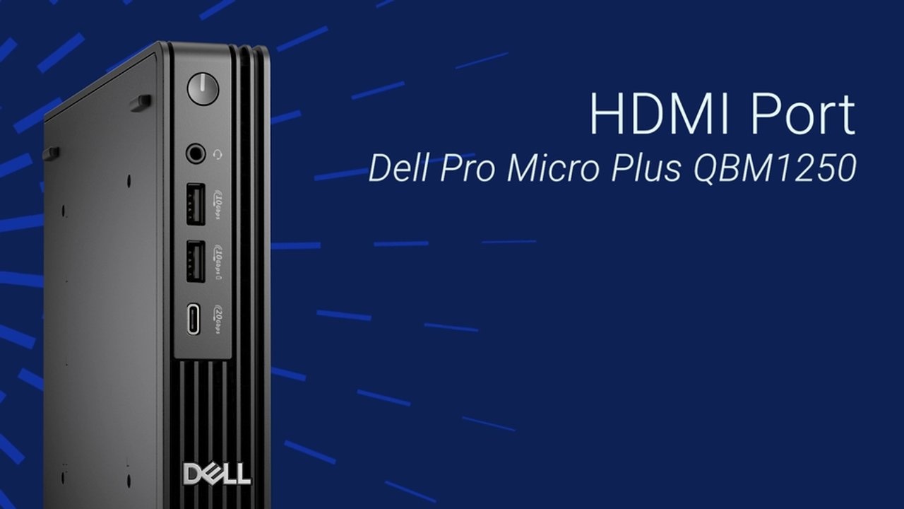 How to Replace the HDMI Port Module on Dell Pro Micro Plus QBM1250