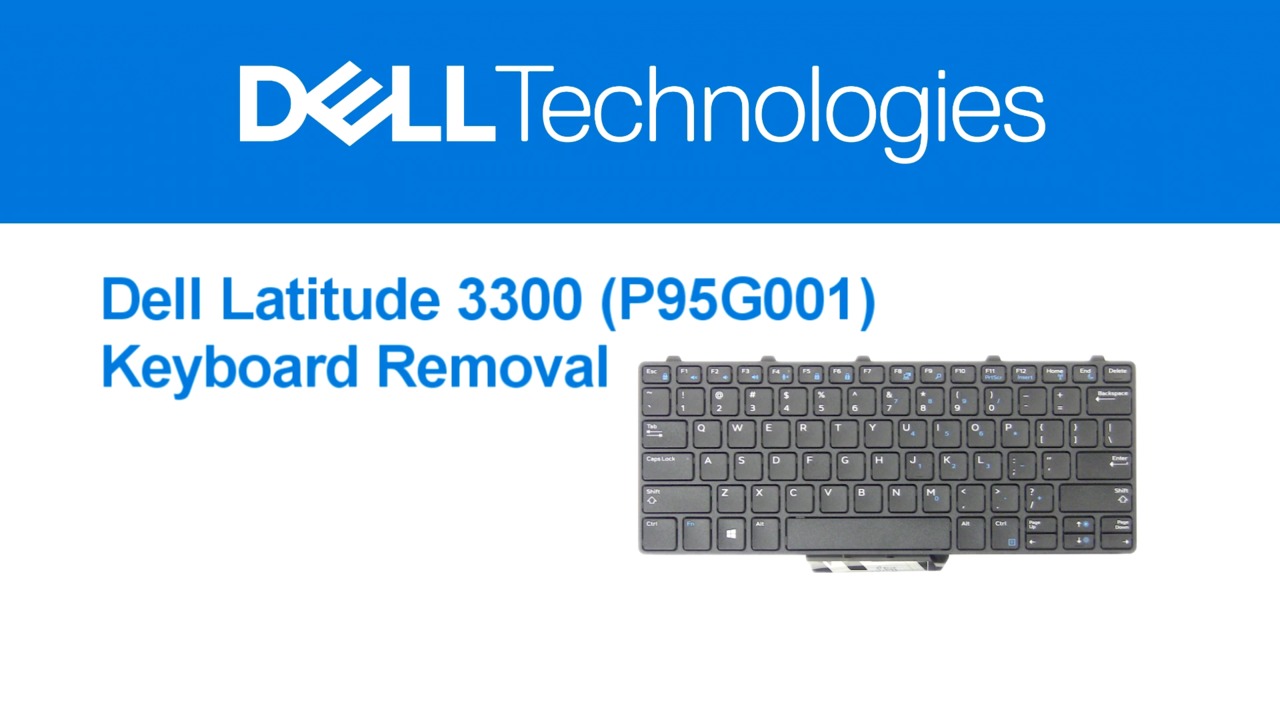 How to Remove Latitude 3300 Keyboard