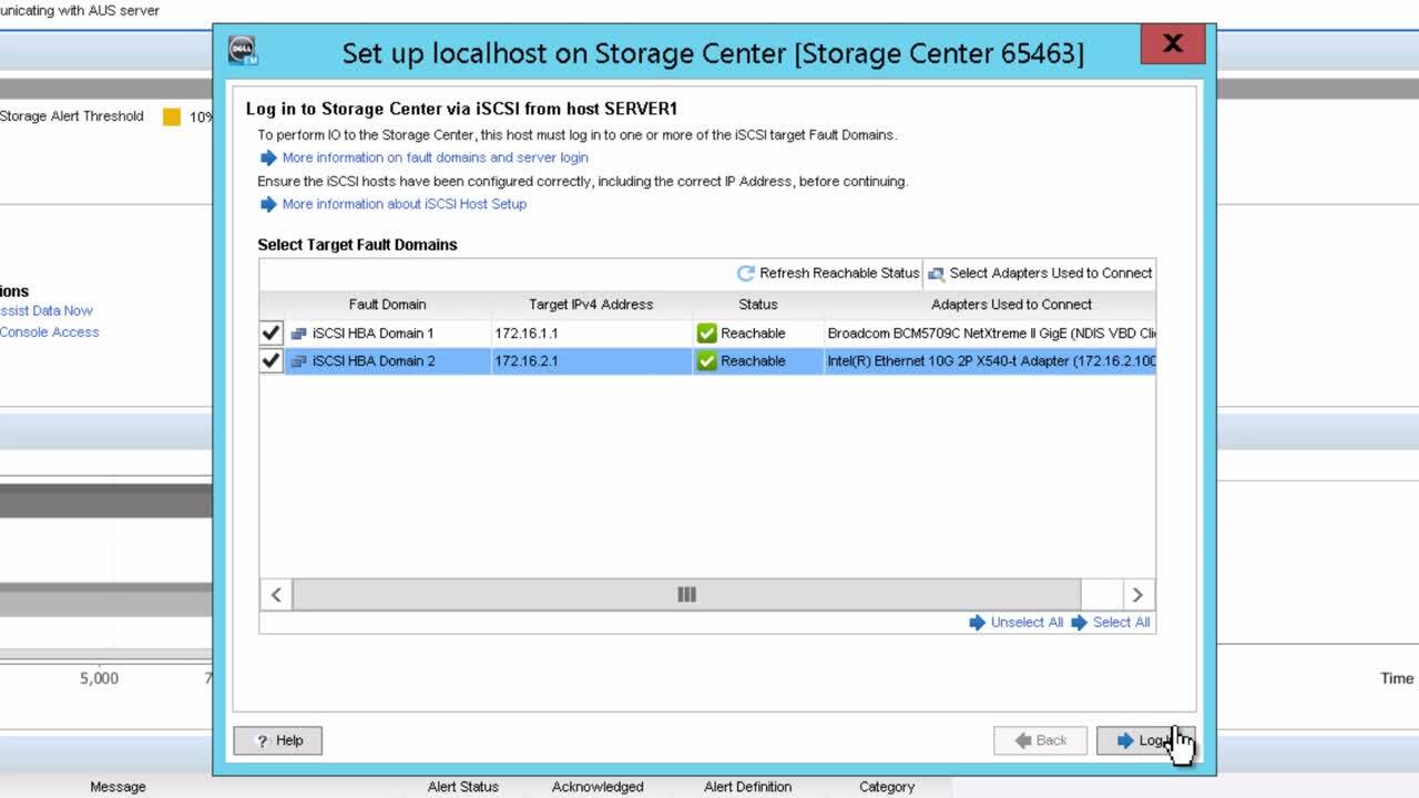 Cómo conectar un host iSCSI de Windows para Dell Storage SC Series