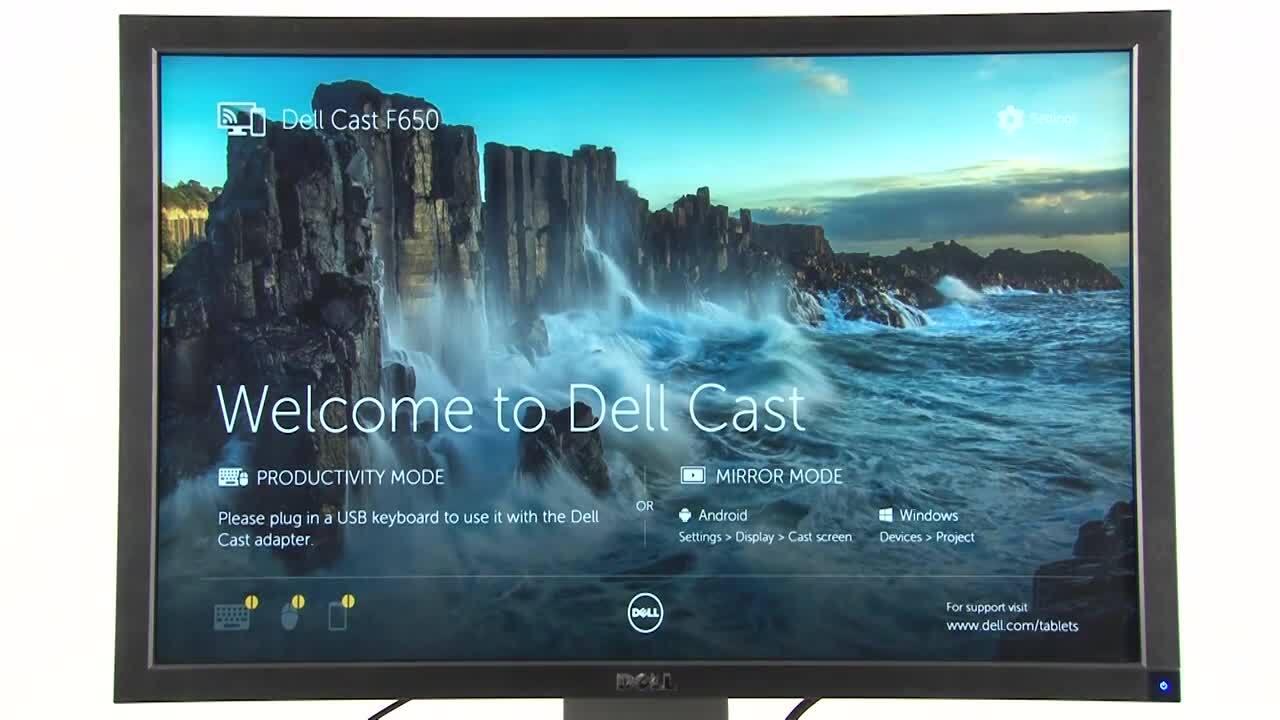 How to Connect your Dell Cast for a Display