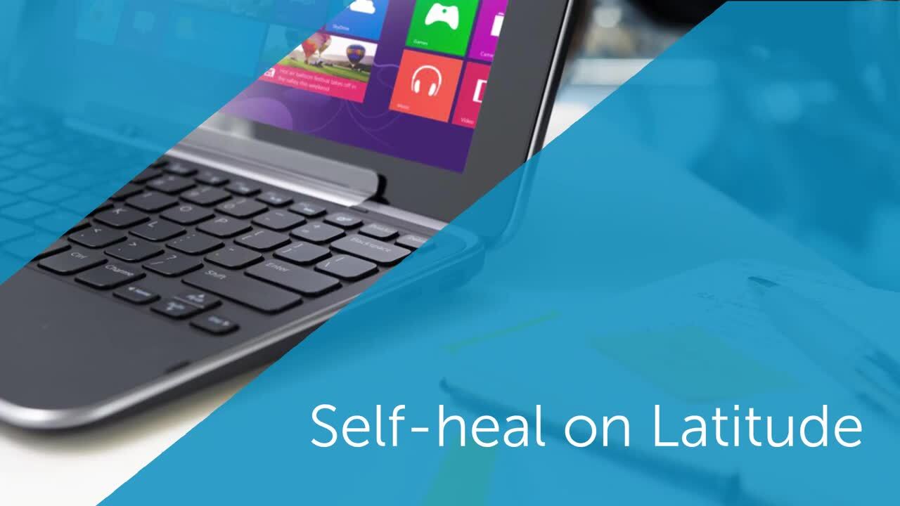 Tutorial on availability of Self Heal option for Your Dell Latitude E and E2 system