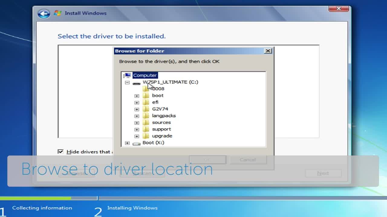 How to install Storage Driver during OS install for Precision Tower 7810