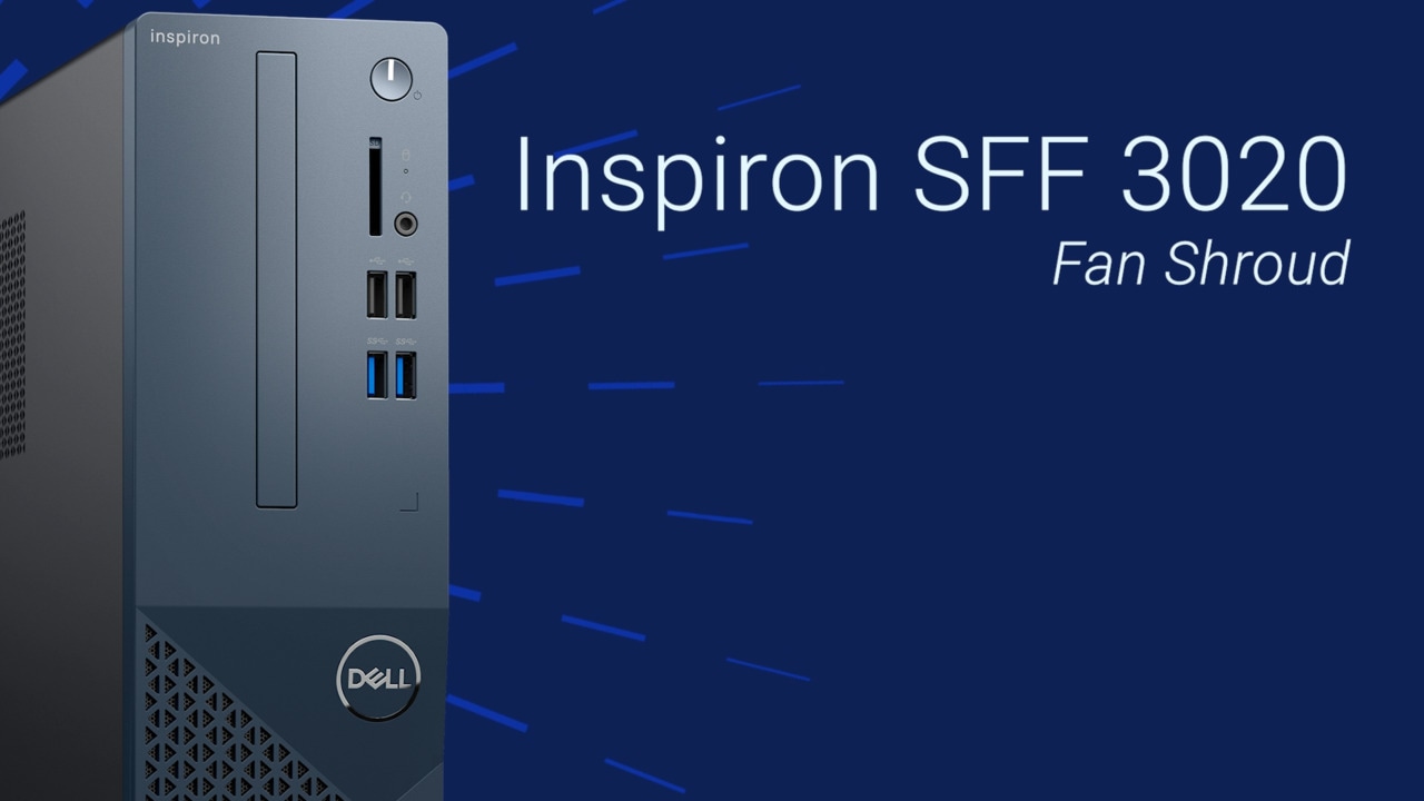 How to Replace the Fan Shroud Battery on Inspiron 3020 SFF