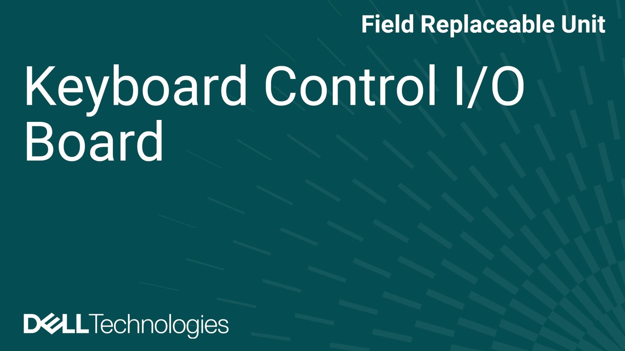 How to Replace Keyboard Control I/O Board in Dell Pro Education 14 PE14260