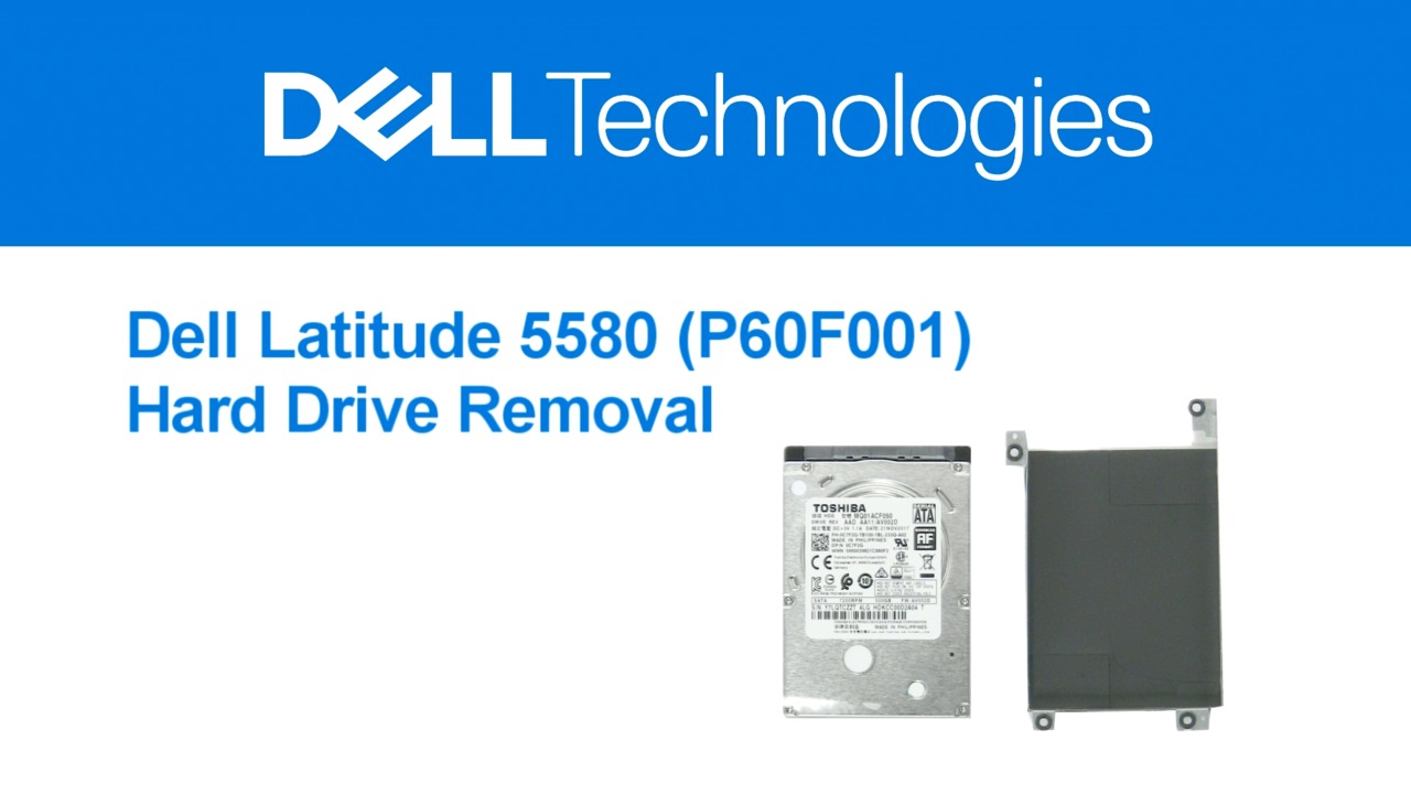 How to replace the Hard Drive in your Dell LATITUDE 5580