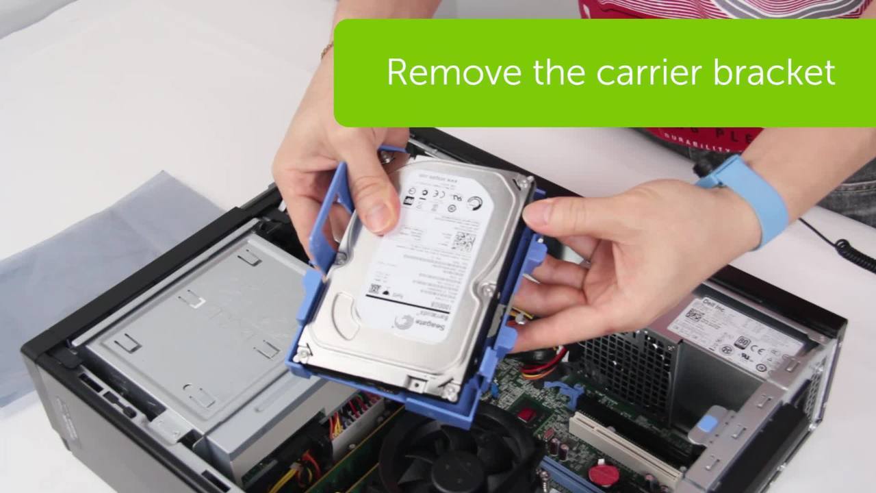 How to Replace the Hard Disk Drive in your Dell Desktop