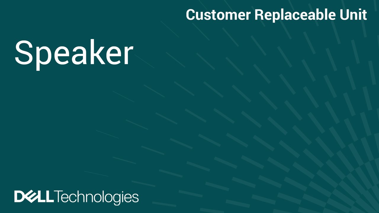 How to Replace Speaker in Dell Pro Education 11 PE11260/Dell Pro Education 11 PE11260 2-in-1