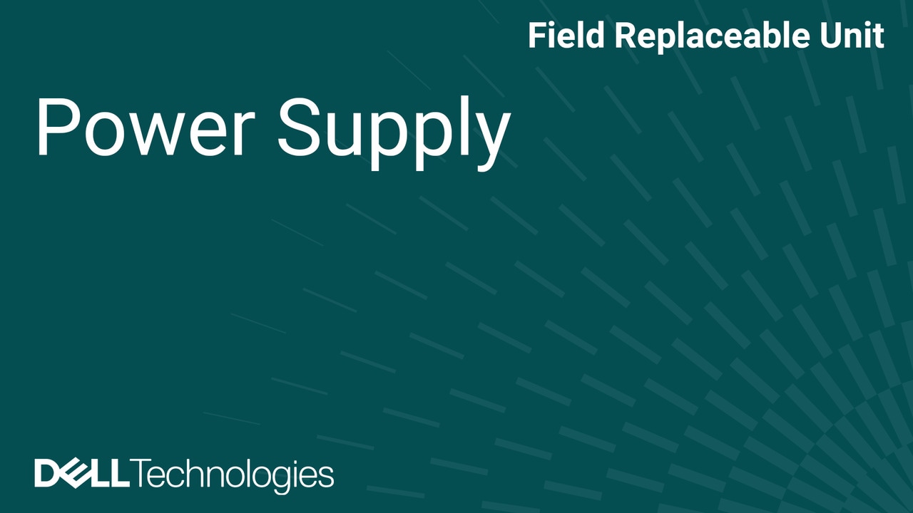 How to replace the Power-Supply Unit on a Dell Tower DT1265