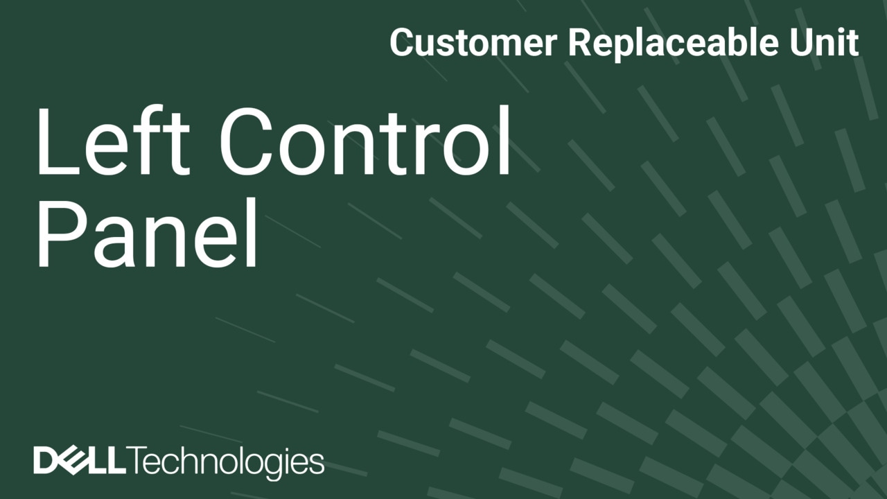 Comment remplacer le panneau de configuration gauche sur un PowerEdge R470