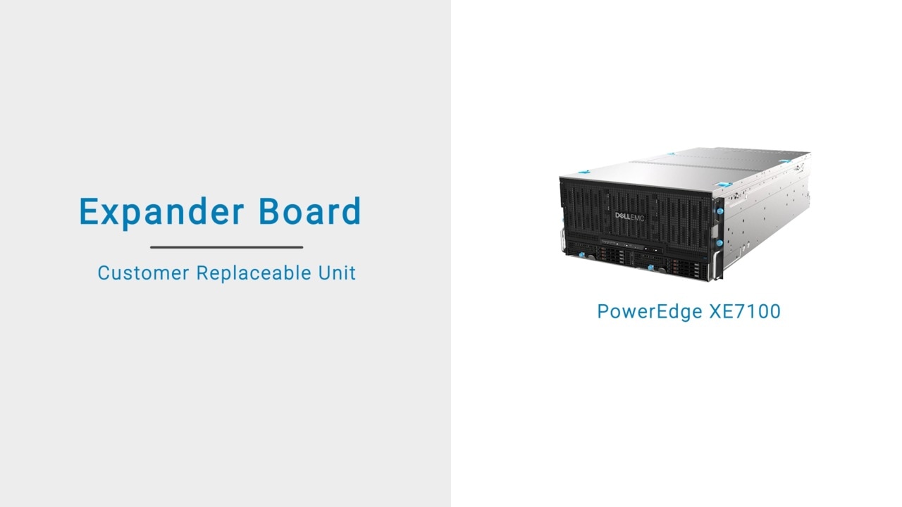 Remplacement de la carte du module d’extension sur un système Dell EMC PowerEdge XE7100