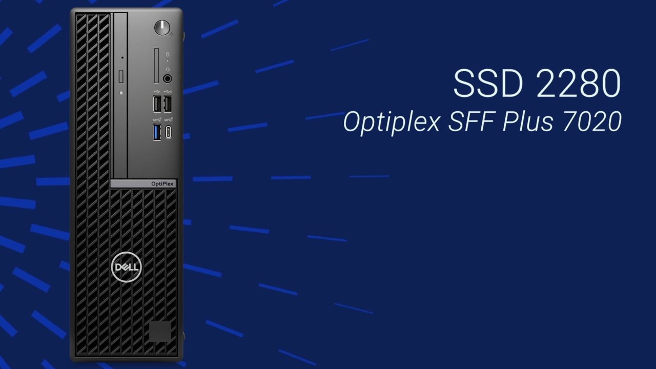 How to Replace the SSD 2280 on OptiPlex SFF Plus 7020