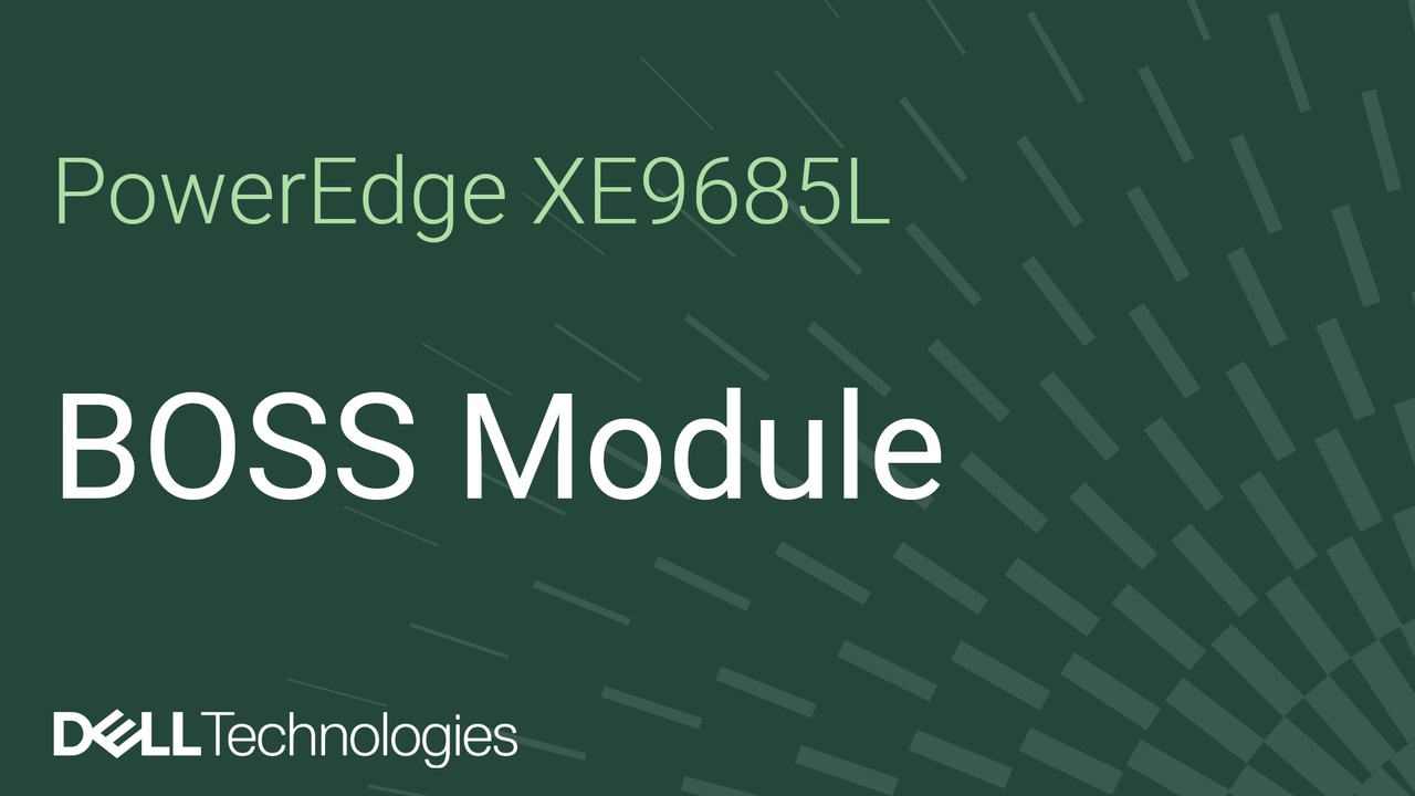 Remplacement du module BOSS sur un XE9685L PowerEdge
