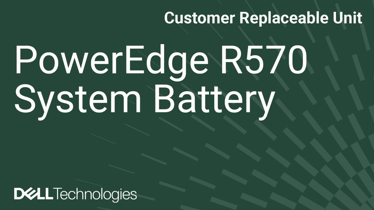 Come sostituire la batteria di sistema su PowerEdge R570