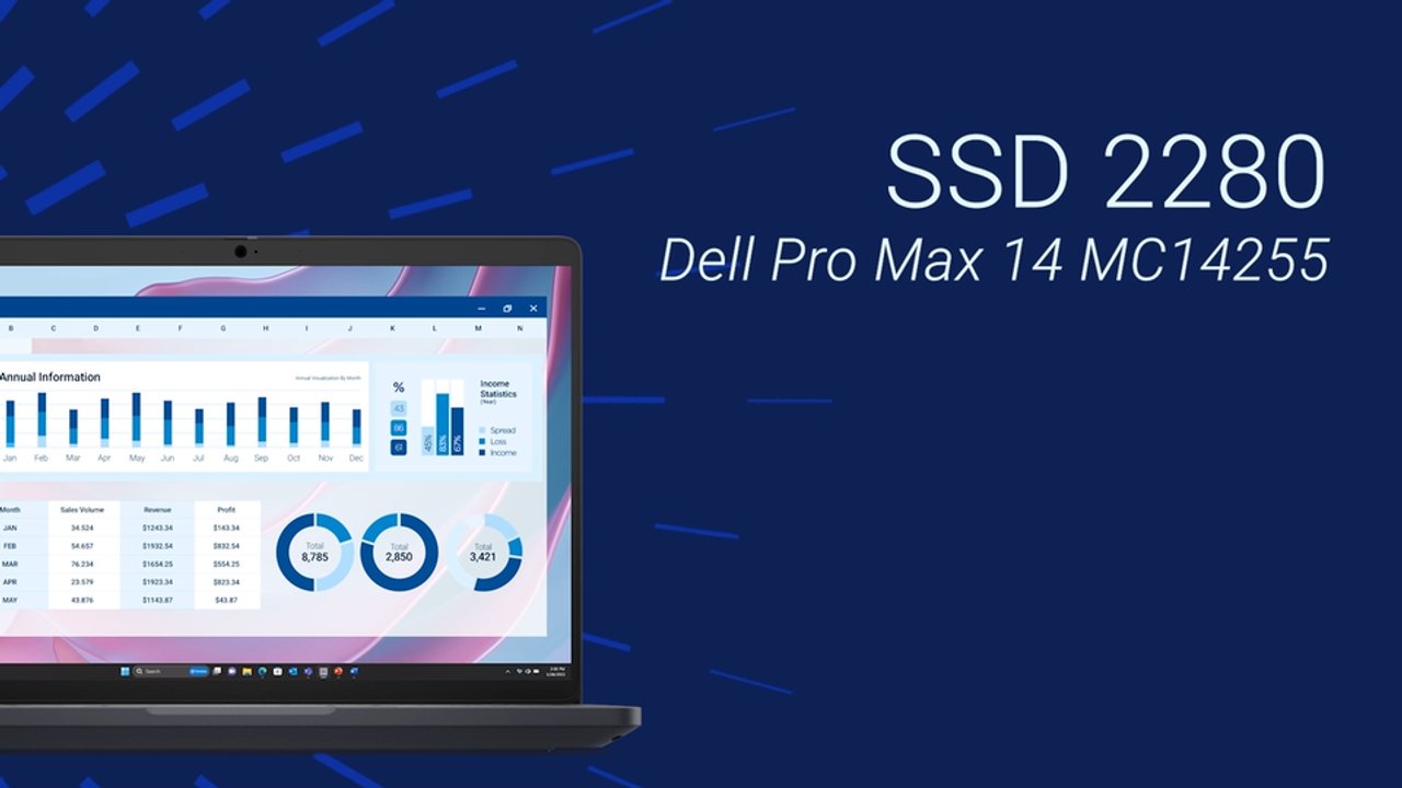 Slik bytter du SSD 2280 på Dell Pro Max 14 MC14255