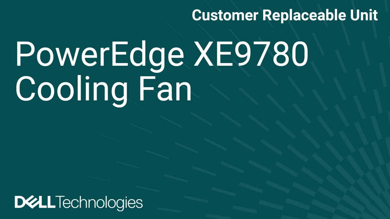 How to Replace CPU Fan in XE9780