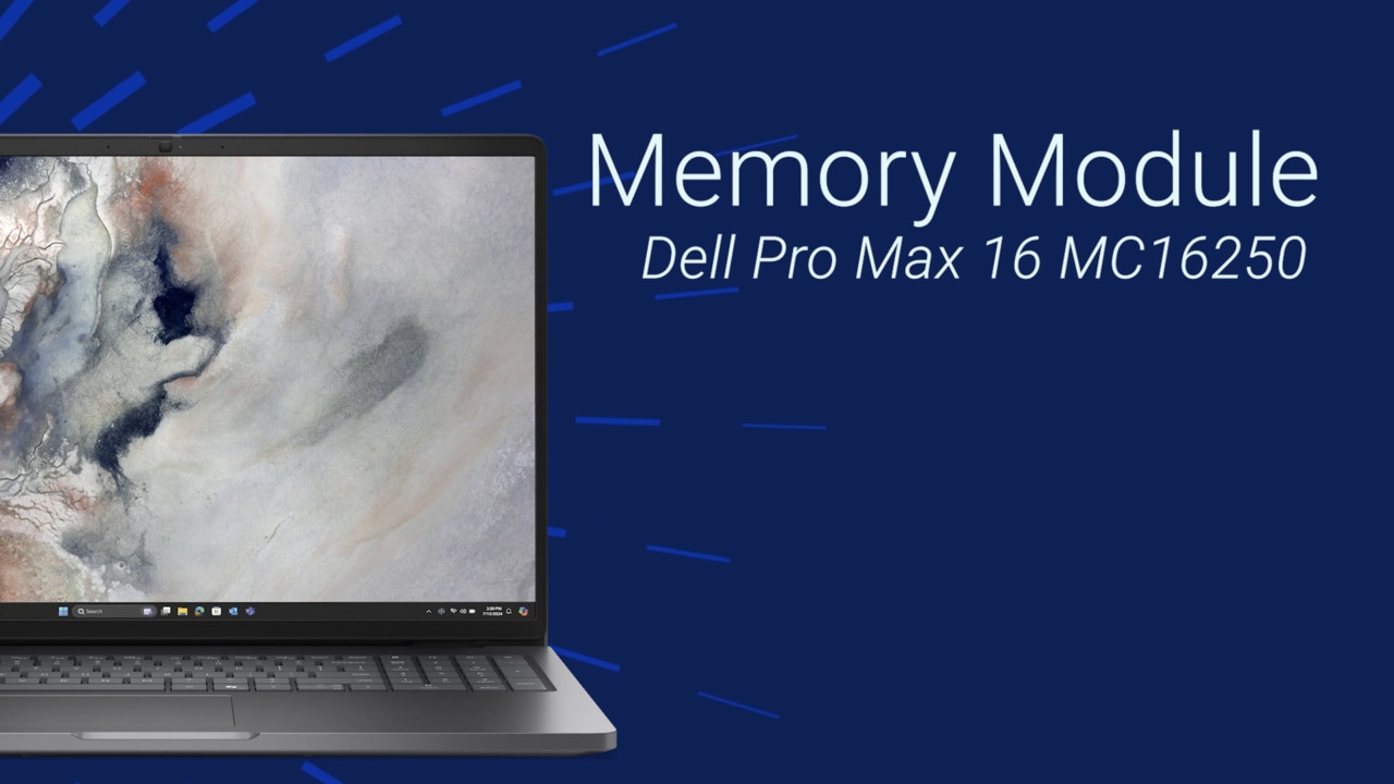 How to Replace the Memory on Dell Pro Max 16 - MC16250