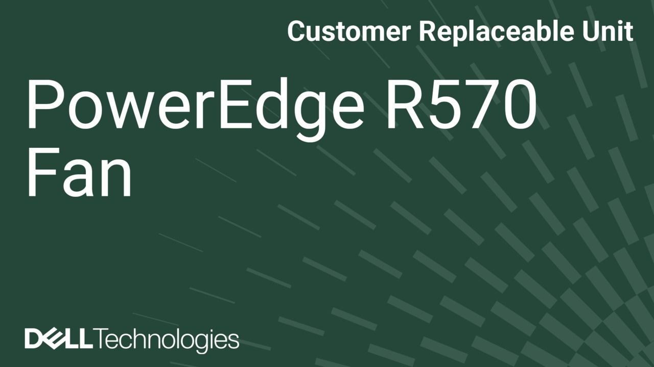 Come sostituire una ventola su un PowerEdge R570