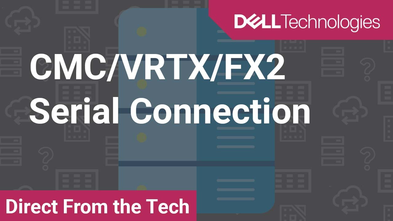 How to connect to the Dell Chassis Management Controller (CMC) using a serial connection