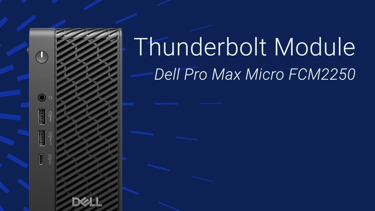 Cómo reemplazar el módulo Thunderbolt en la FCM2250 Dell Pro Max Micro