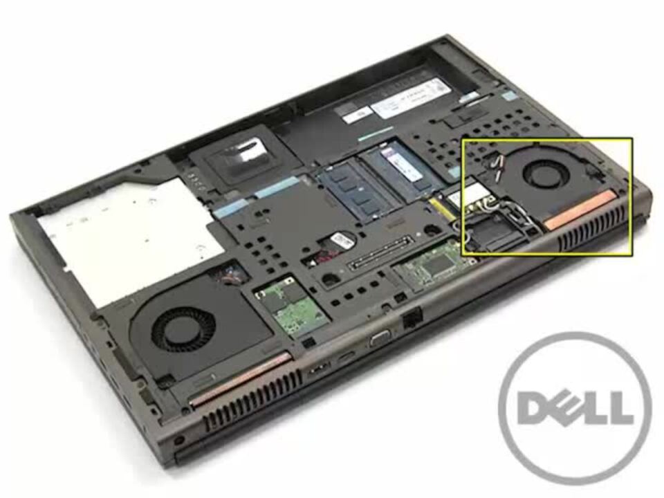 How to Disassemble Graphics Fan for Precision 4800