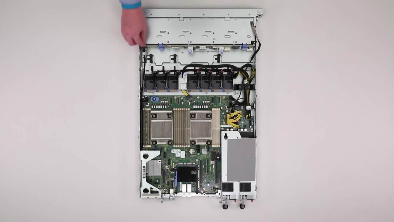 How to replace HDD Backplane for PowerEdge R650XS