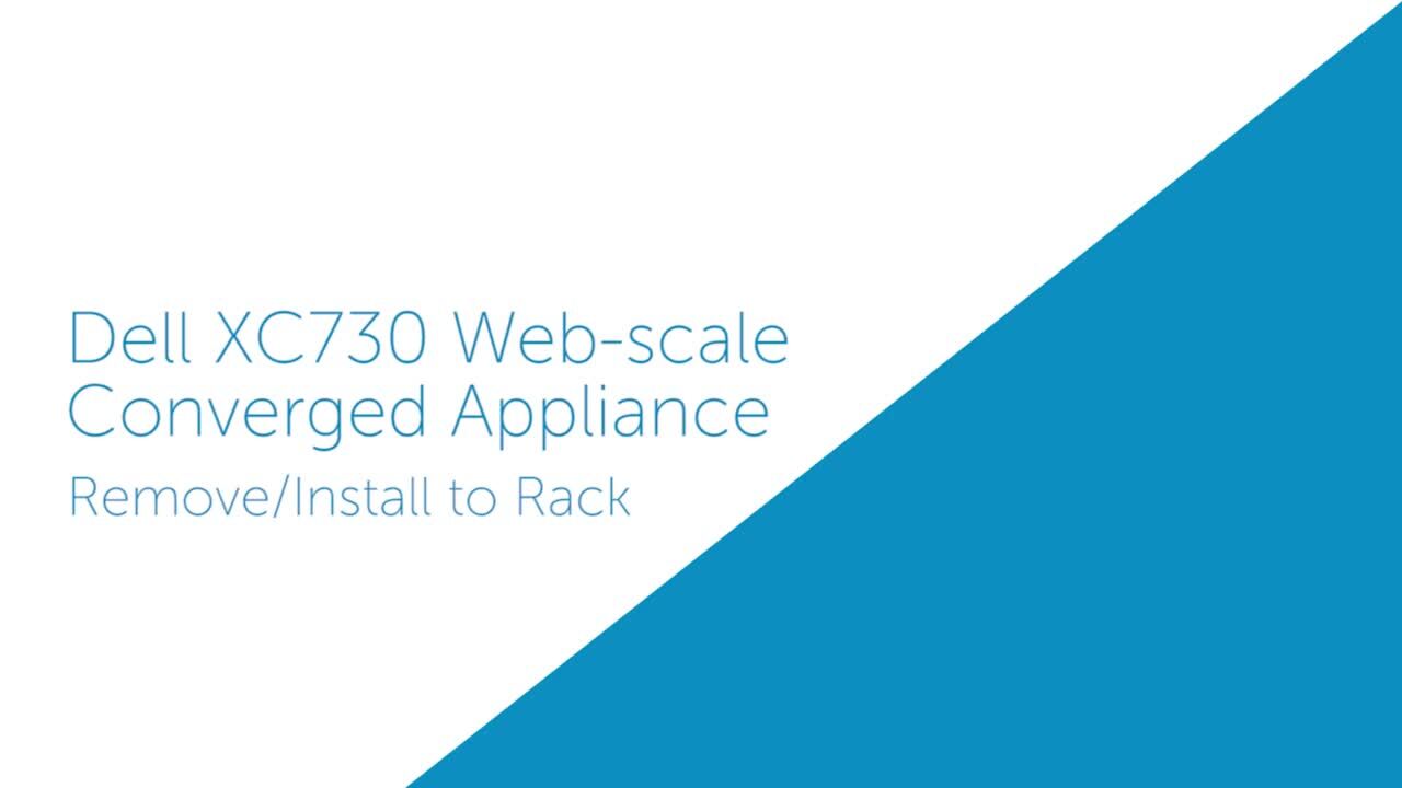 Cómo instalar un rack de centro de datos para XC730