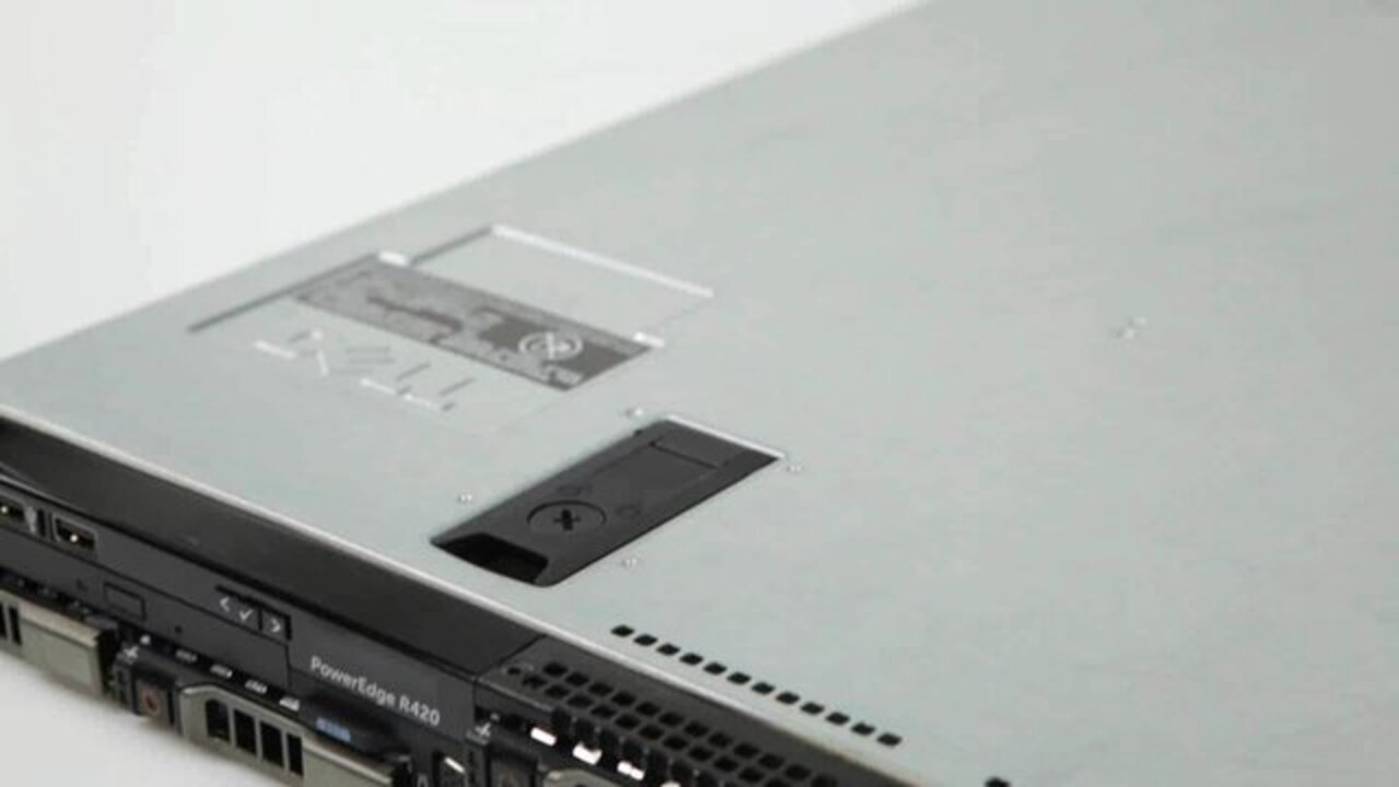 How to Remove and Install the Express Service Tag on PowerEdge R420