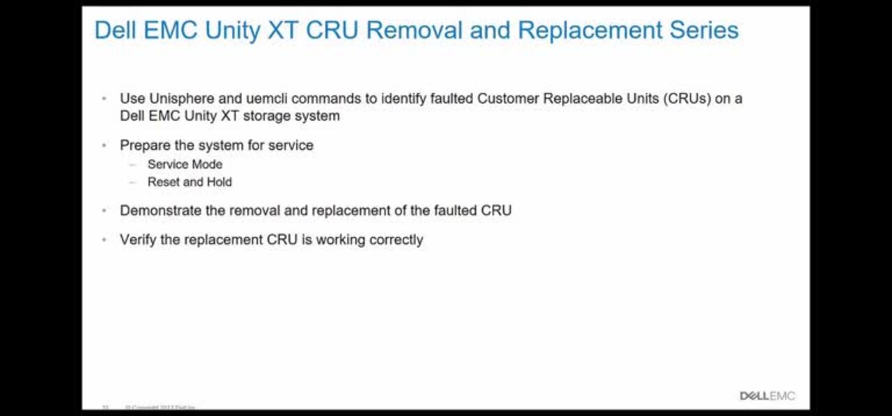 How to replace 15 Drive DAE Link Control Card for Unity Family