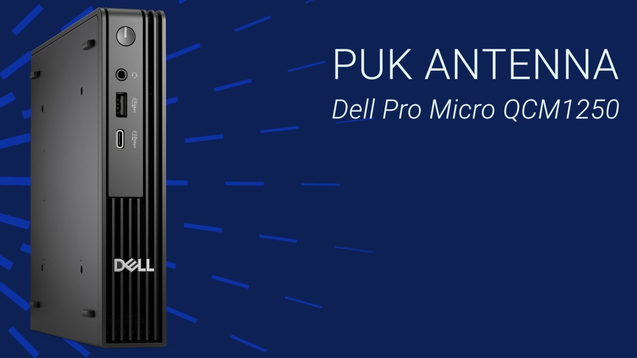 How to Replace the Puck Antenna on Dell Pro Micro QCM1250
