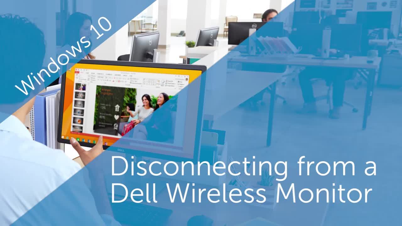 How To Disconnect from a Dell Wireless Monitor in Windows 10