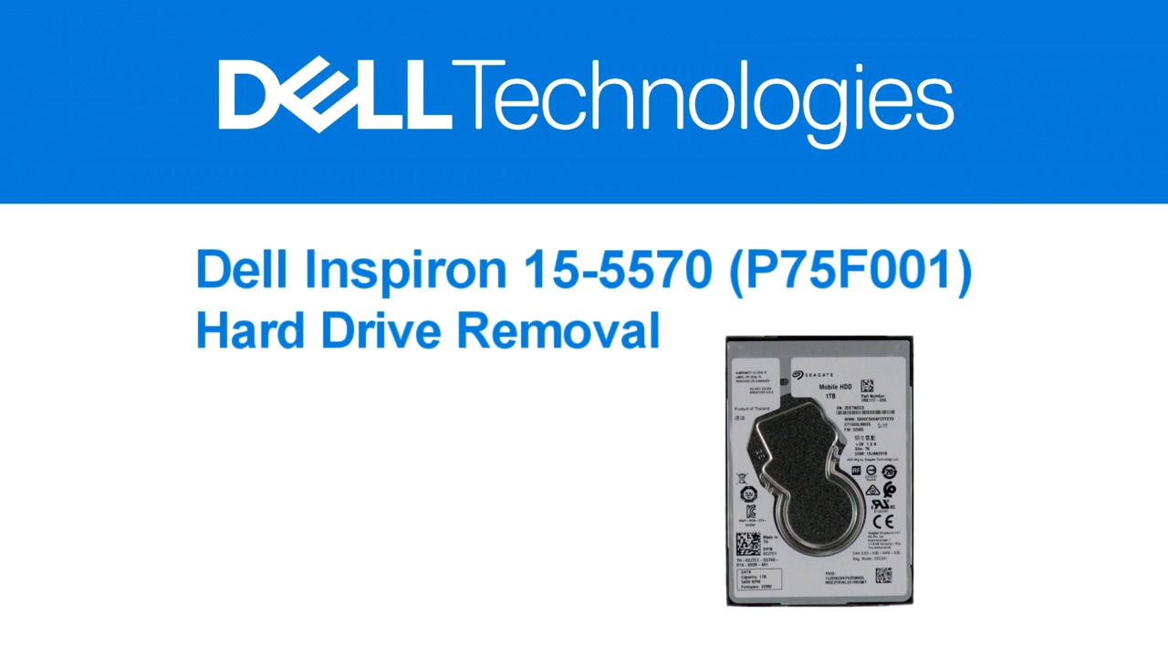 How to Replace the Hard Drive on Inspiron 5570