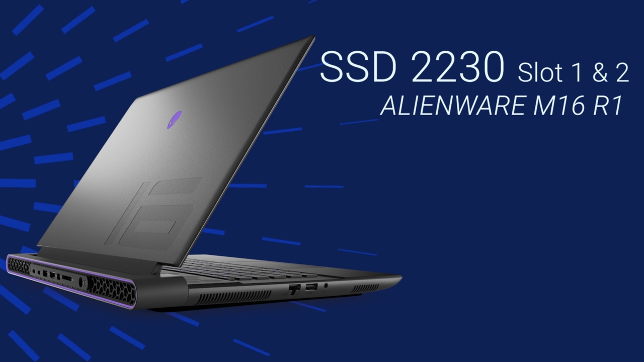 How to Replace the SSD 2230 on Slot 1 & 2 on Alienware m16 R1