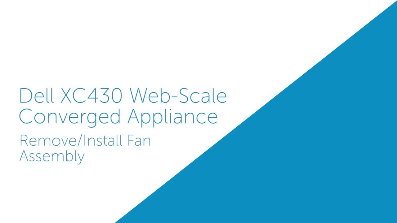How to replace Fan for Dell XC430