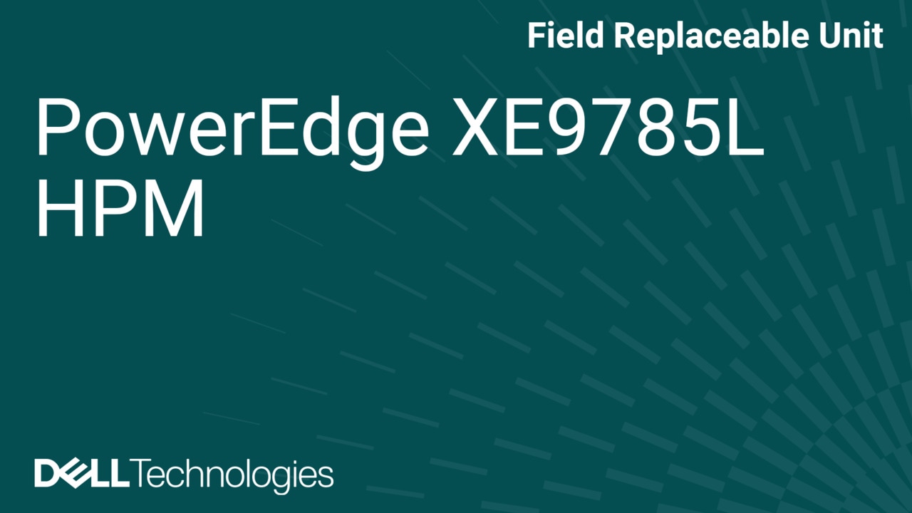 How to Replace HPM board in XE9785L