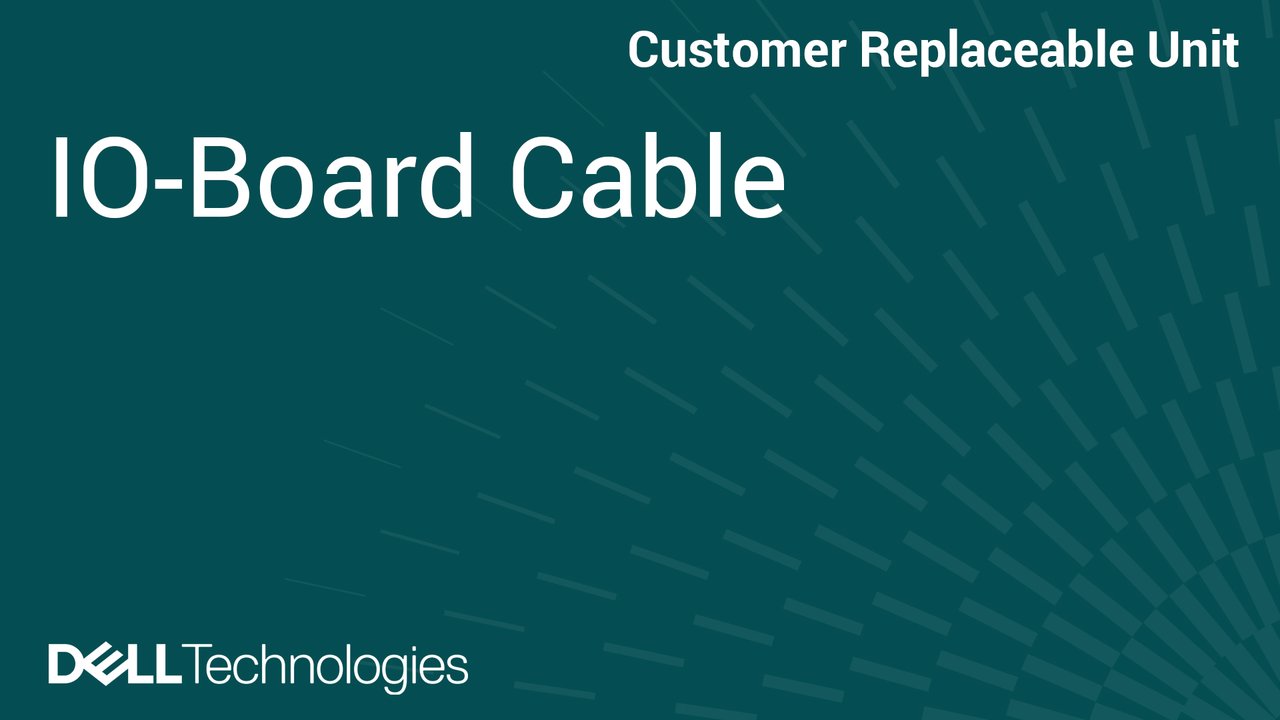 How to Replace I/O Board Cable in Dell Pro Education 11 PE11260/Dell Pro Education 11 PE11260 2-in-1