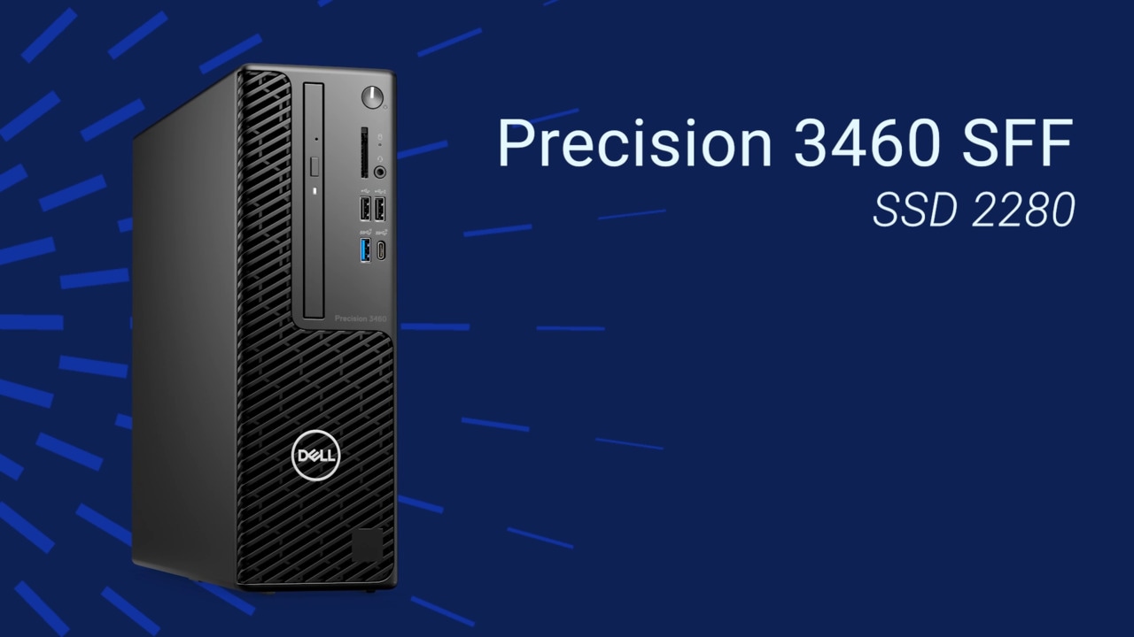 Anleitung zum Ersetzen der SSD 2280 beim Precision 3460 SFF